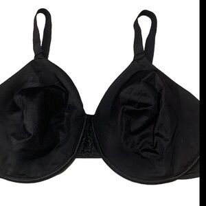 Vanity Fair 76080 Underwire Bra Back Smoothing Minimize Black 42DDD NWOT